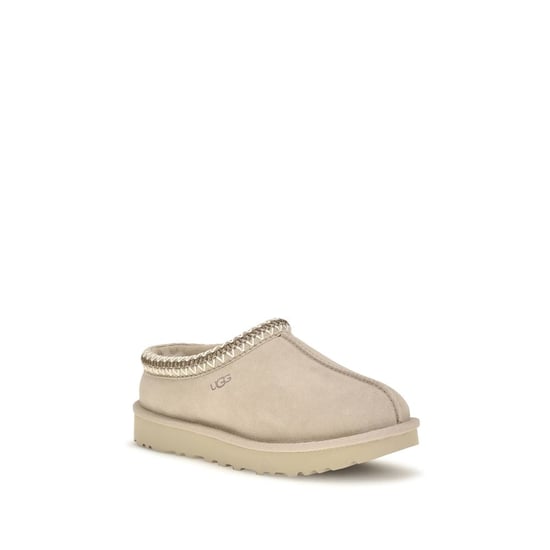 UGG Beige Leather Mules - Image 2