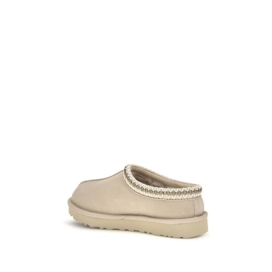 UGG Beige Leather Mules - Image 3