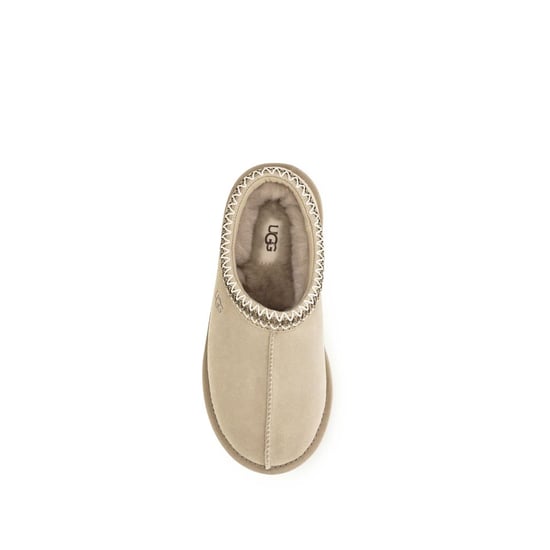 UGG Beige Leather Mules - Image 4