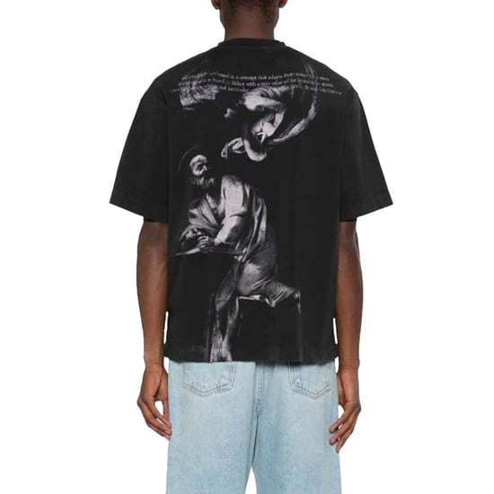Off White S.Matthew Skate Logo-Print T-Shirt - Image 3