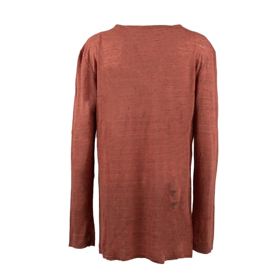 Balmain Distressed Long Sleeve T-shirt - '10s - Image 2