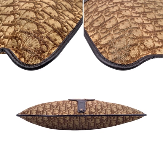 Dior Vintage stoffen clutch Trotter - Image 4