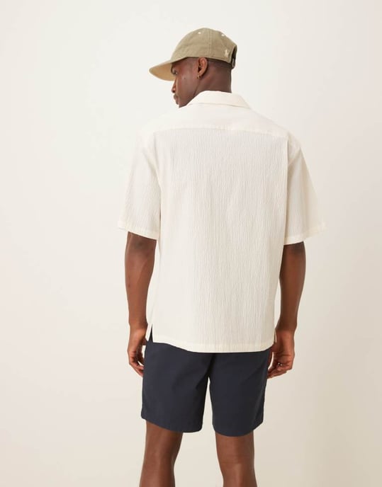 ASOS DESIGN 2-pack slim regular längd chinoshorts i stenfärg och marinblå - Image 3