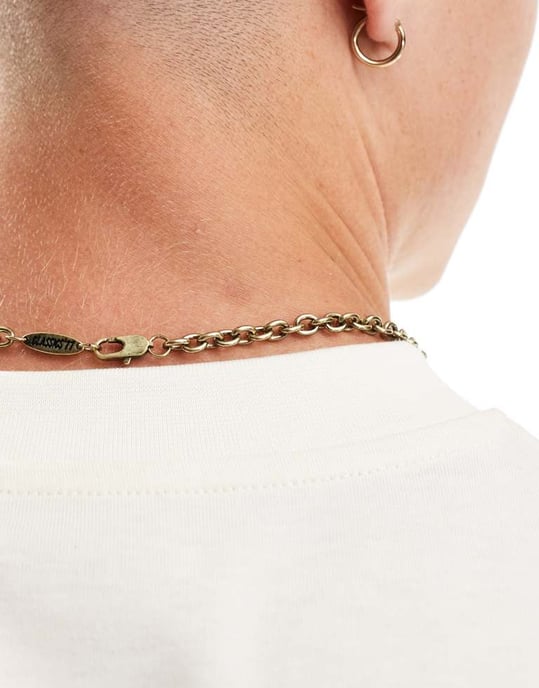 Classics 77 länk hängande halsband i guld - Image 4