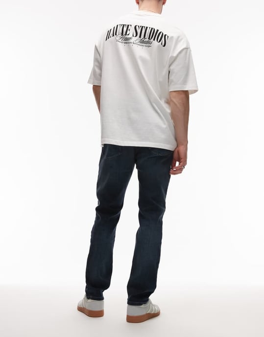 Tommy Jeans Scanton slim fit jeans i mörk tvätt - Image 3