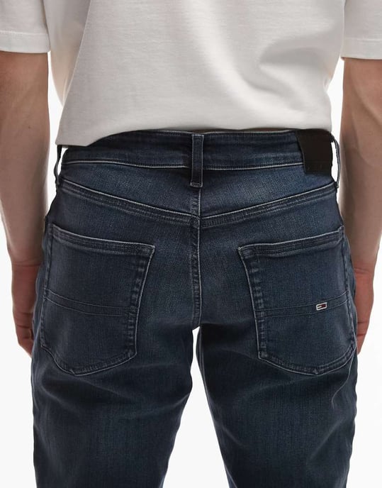 Tommy Jeans Scanton slim fit jeans i mörk tvätt - Image 4