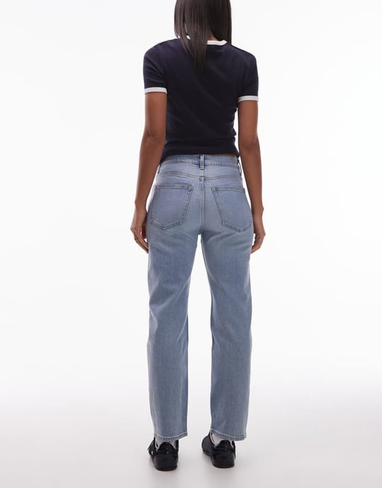 ARKET Jade stretch slim leg jeans i ljus tvättad blå - Image 2