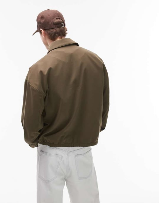 Topman Harrington-jacka i khaki - Image 2