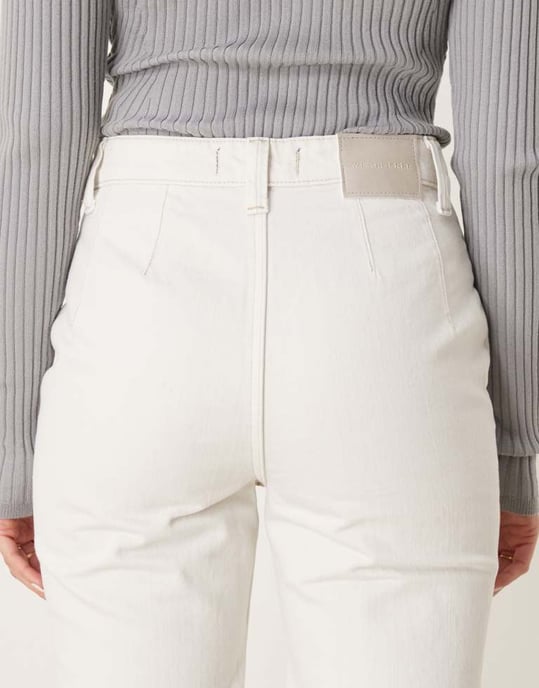 Free People cerine relaxed bootcut jeans in ecru - Image 4