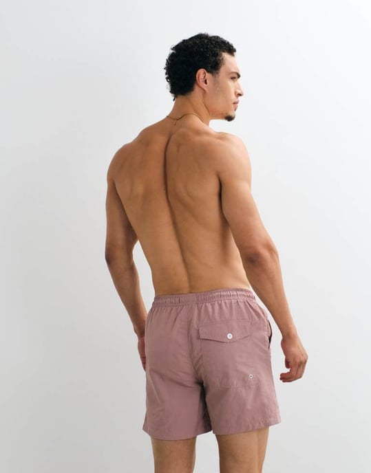 Brave Soul textured swim shorts in pink - Image 3