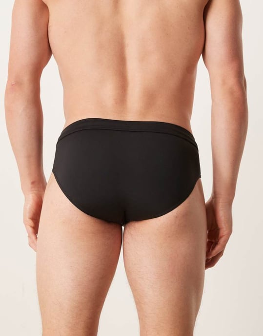 Calvin Klein baddräkt i svart - Image 4