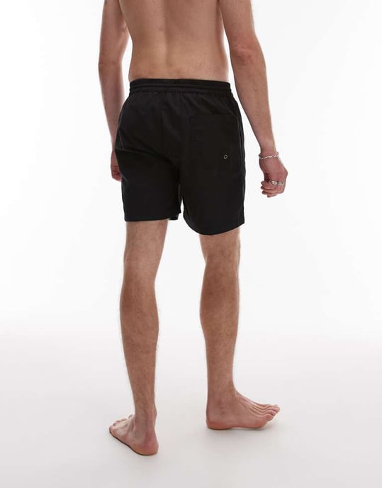 Allsaints warden badshorts i jet black - Image 3