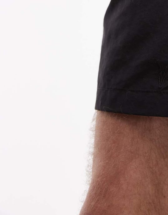 Allsaints warden badshorts i jet black - Image 4