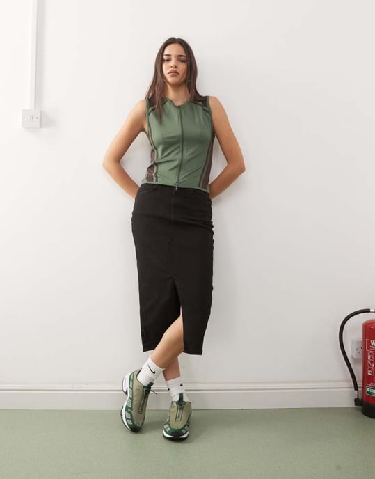 COLLUSION slim fit panelväst - Image 3
