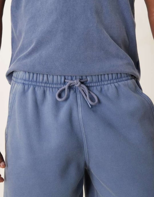 Abercrombie & Fitch fleece shortsdress i blått - Image 3