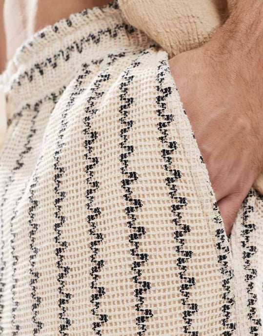 Cotton On shorts i naturlig rand - Image 3