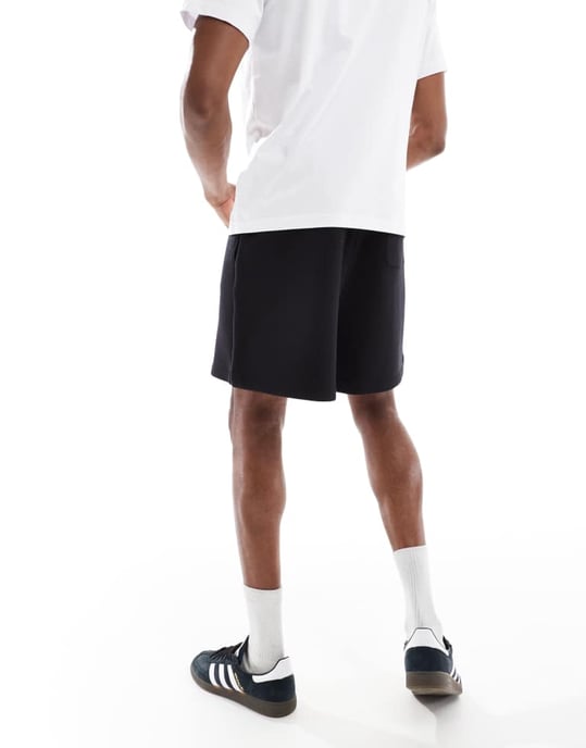 ASOS DESIGN essentiella oversized shorts i svart - Image 4
