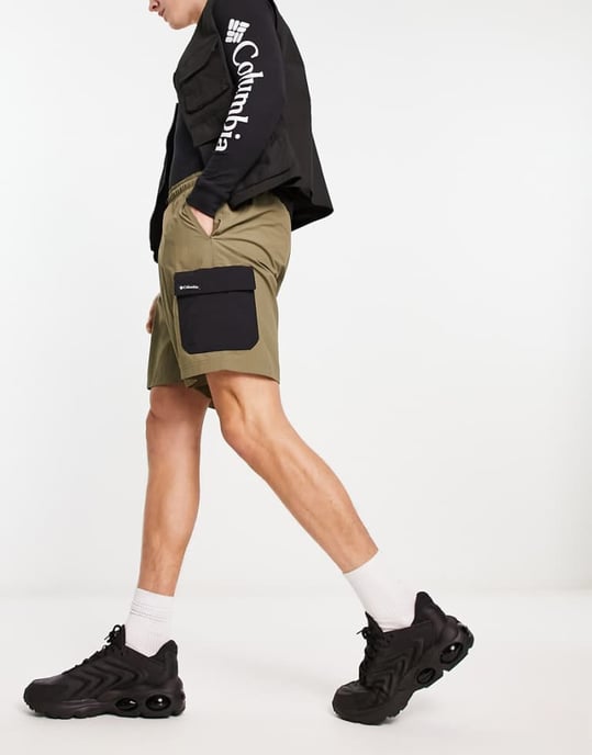 Columbia sommartorr kortbyxor i khaki - Image 1