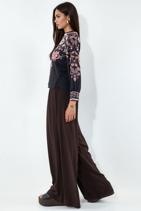 Bloemengeborduurde Crêpe Blouse - Image 2