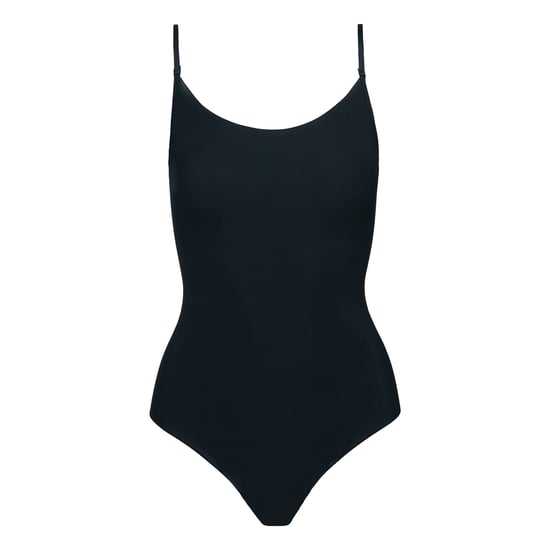 Classic cami bodysuit thong in black - Image 3
