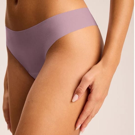 Classic butter thong in mauve with seamless four-way stretch - Image 3