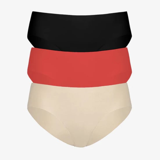 Cotton bikini three pack in multi colours - Image 3