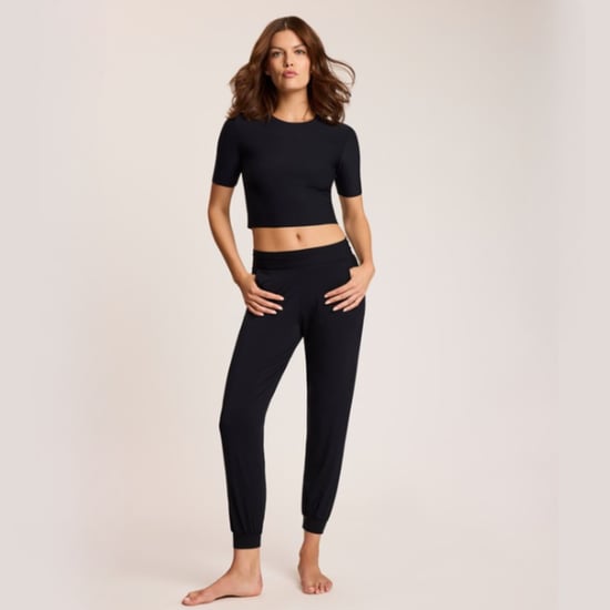 Butter high rise jogger in black - Image 1