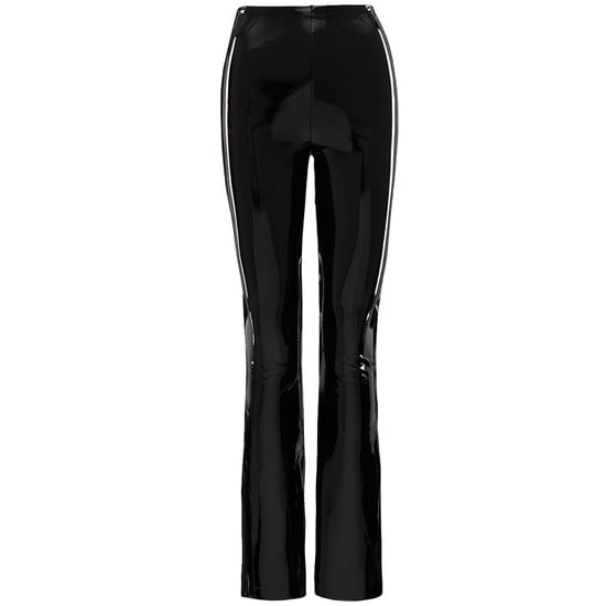 Faux leather flare legging in black - Image 3