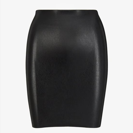 Faux leather mini skirt in black - Image 3