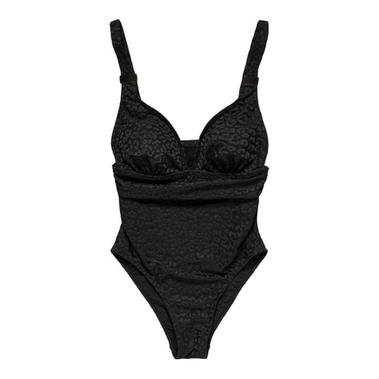 Rimini Plunge Leopard Jacquard Swimsuit - Image 4