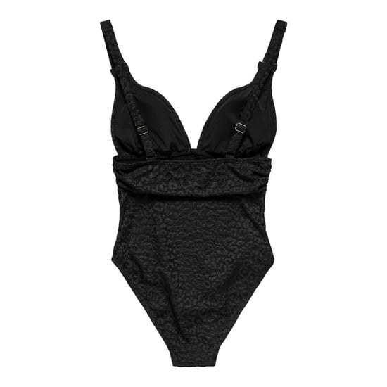 Rimini Plunge Leopard Jacquard Swimsuit - Image 5