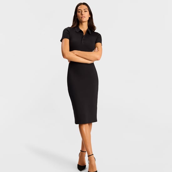 Neoprene ceo midi skirt in black - Image 1