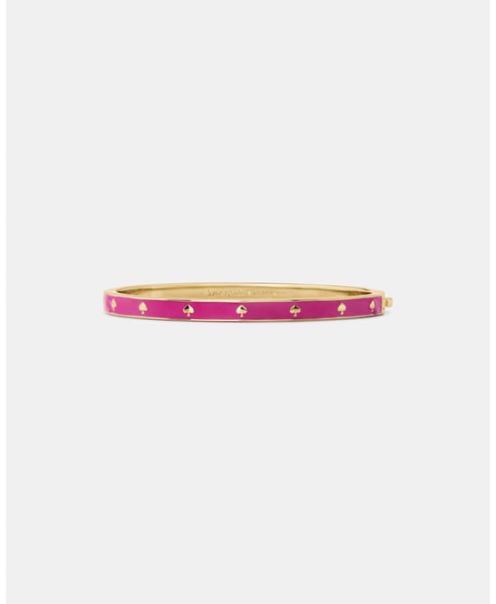 Spot The Spade Enamel Hinged Bangle - Image 1