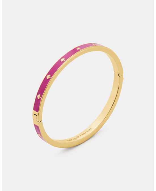 Spot The Spade Enamel Hinged Bangle - Image 3