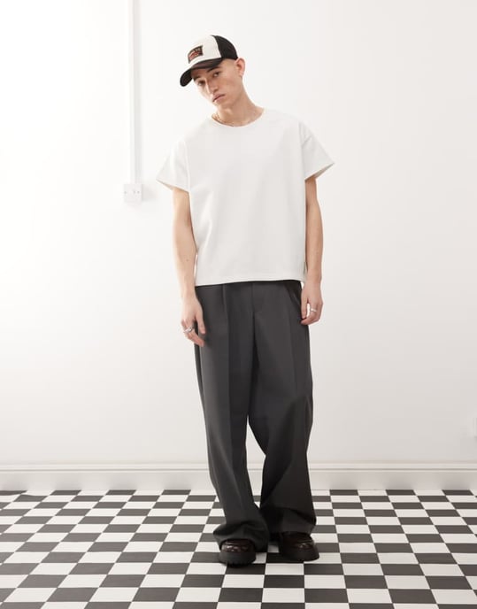 Cheap Monday x Landon Barker boxy t-shirt med ryggtryck i vitt - Image 3