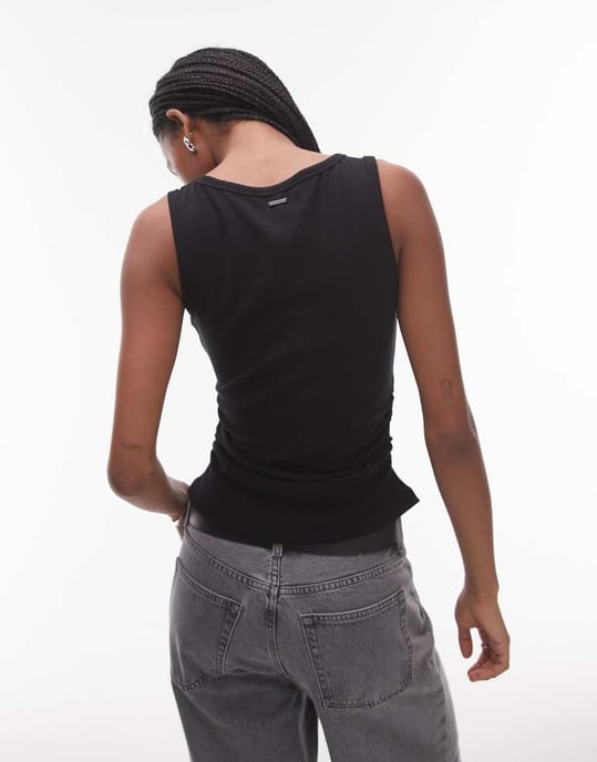 Allsaints Katarina tank in black - BLACK - Image 4