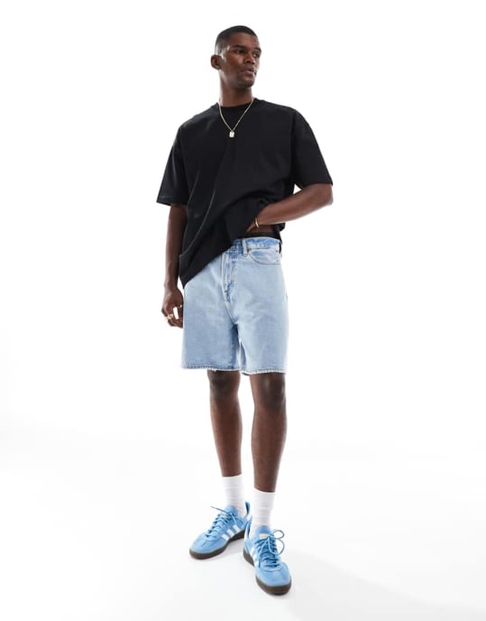 ASOS DESIGN supertjock oversized t-shirt i svart - Image 2