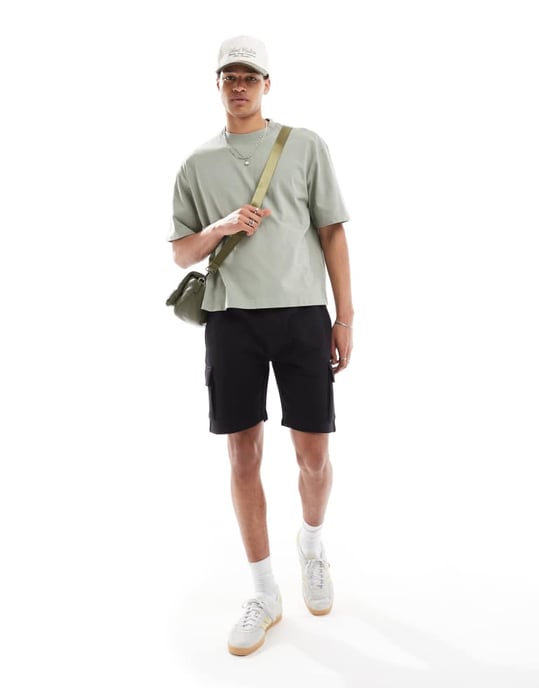 Hollister boxy fit kortärmad t-shirt i ljusgrön - Image 2