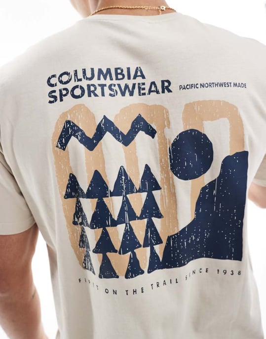 Columbia Explorers Canyon Back t-shirt i beige - Image 3