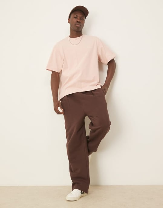 Abercrombie & Fitch premium logotröja i rosa - Image 2