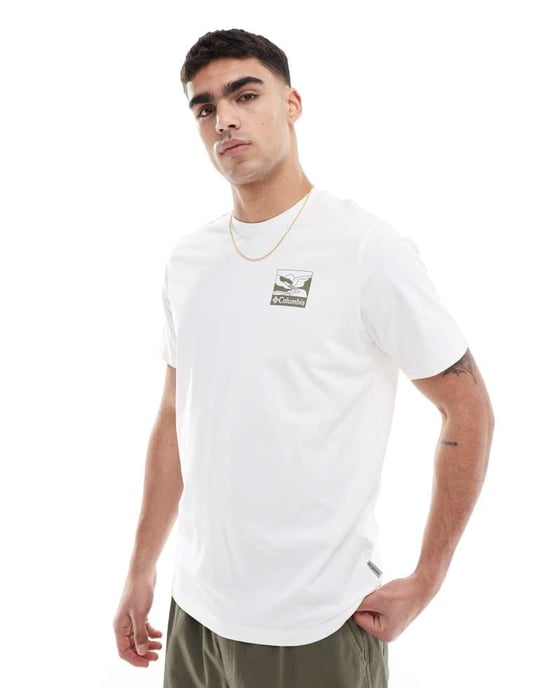 Columbia Explorers Canyon Back t-shirt i vitt - Image 2