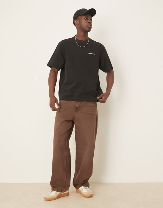 Abercrombie & Fitch premium logot-shirt i svart - Image 2