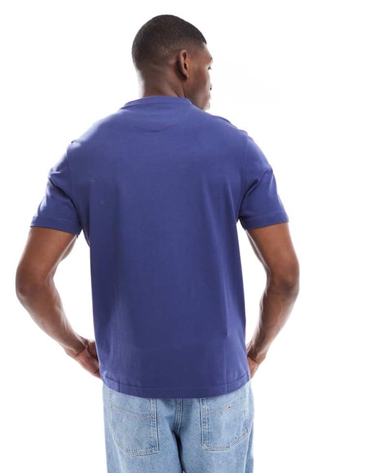 Farah Danny t-shirt i mellanblå - MBLUE - Image 4