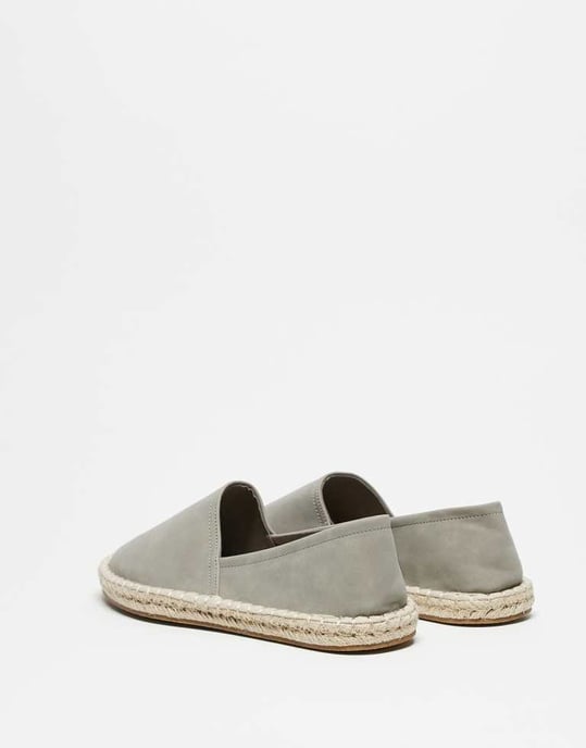 ASOS DESIGN espadrillos i grått - Image 2