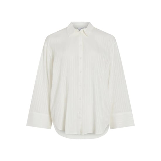 Vila virocki l/s oversize shirt noos 14115010 egret - Image 1