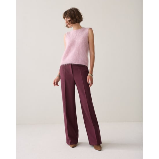 Summum 4s2369-11680 335 trousers foam uni dark burgundy - Image 2