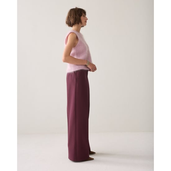 Summum 4s2369-11680 335 trousers foam uni dark burgundy - Image 3