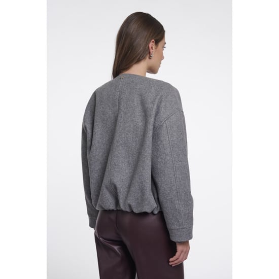 Rino & Pelle bomber jacket mona.7002611 11170 mid grey melange - Image 2