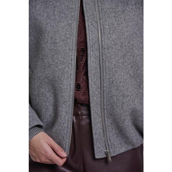 Rino & Pelle bomber jacket mona.7002611 11170 mid grey melange - Image 4
