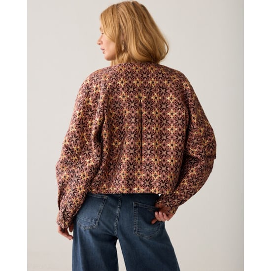 Summum jacket jacquard lurex 1s1319-12528 335 dark burgundy - Image 2